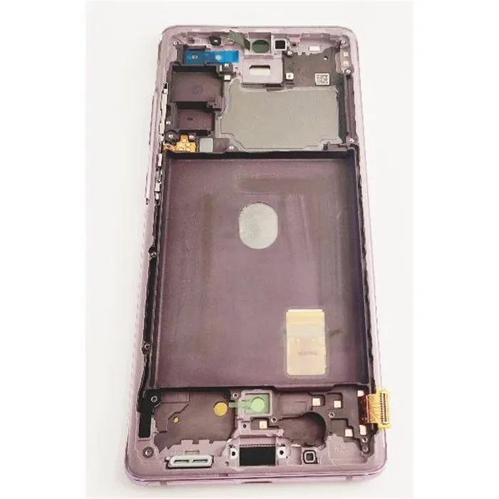Pantalla lcd para Samsung Galaxy S20 FE 4G SM-G780 S20 FE 5G SM-G781 GH82-24220C mas tactil negro mas marco Lavanda