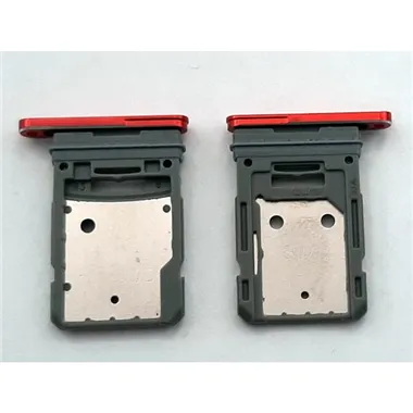 Soporte o bandeja single sim roja para Samsung Galaxy S20 FE 5G SM-G780B G780B G780 calidad premium