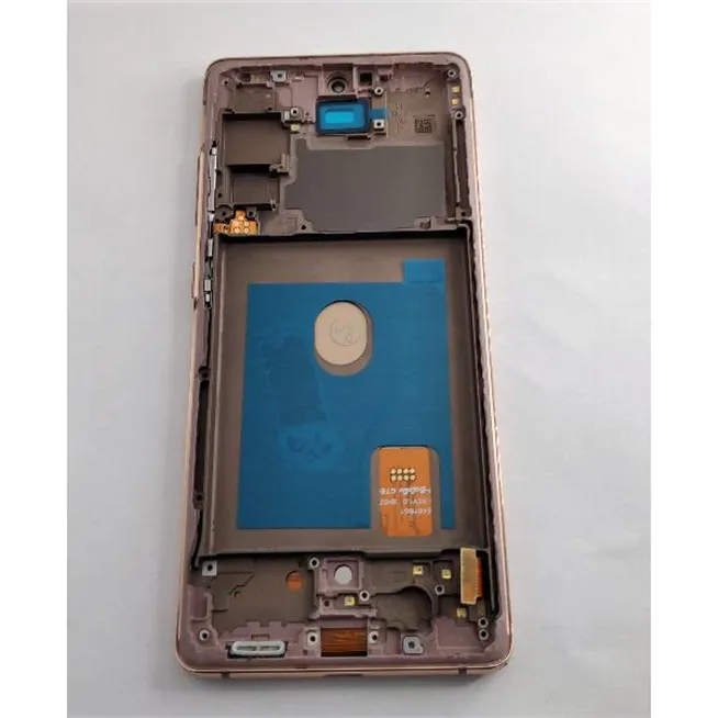 Pantalla TFT para Samsung Galaxy S20 FE 4G SM-G780 S20 FE 5G SM-G781 mas tactil negro mas marco dorado compatible
