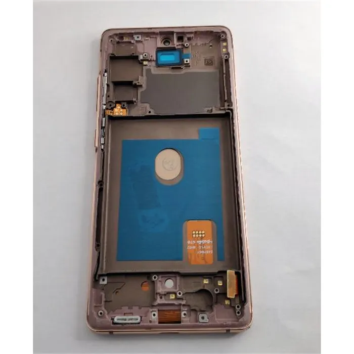 Pantalla TFT para Samsung Galaxy S20 FE 4G SM-G780 S20 FE 5G SM-G781 mas tactil negro mas marco dorado compatible