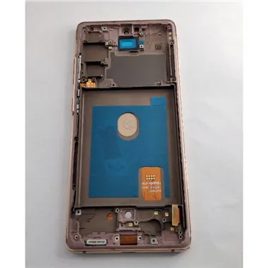 Pantalla TFT para Samsung Galaxy S20 FE 4G SM-G780 S20 FE 5G SM-G781 mas tactil negro mas marco dorado compatible