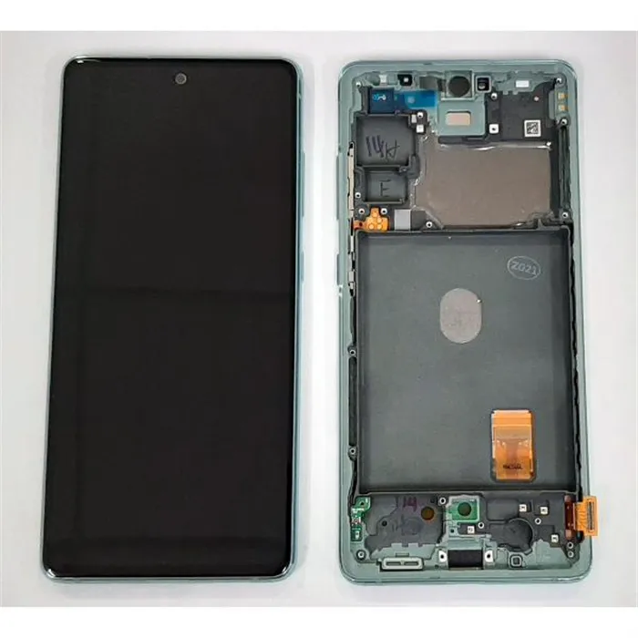 Pantalla lcd para Samsung Galaxy S20 FE 5G SM-G781 GH82-24214D mas tactil negro mas marco cloud mint Service Pack