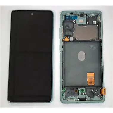 Pantalla lcd para Samsung Galaxy S20 FE 5G SM-G781 GH82-24214D mas tactil negro mas marco cloud mint Service Pack