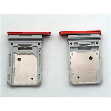 Soporte o bandeja dual sim roja para Samsung Galaxy S20 FE 4G SM-G780B G780B G780 calidad premium