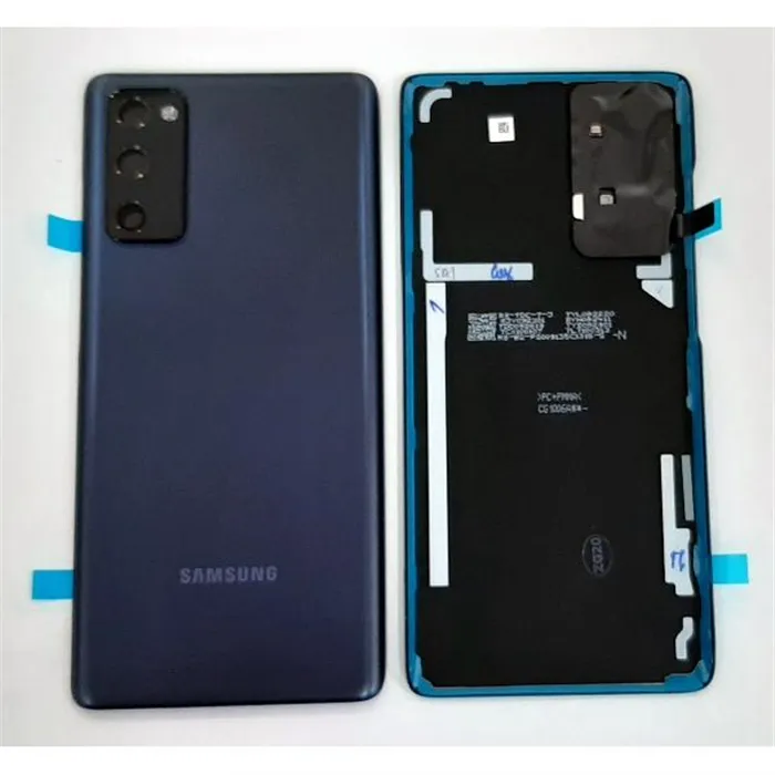 Tapa trasera o tapa bateria azul marino para Samsung Galaxy S20 FE 4G SM-G780F G780F G780 GH82-24263A Service Pack