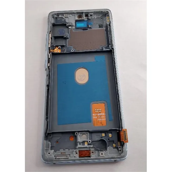 Pantalla Lcd para Samsung Galaxy S20 FE 4G SM-G780 S20 FE 5G SM-G781 mas tactil negro con marco verde TFT