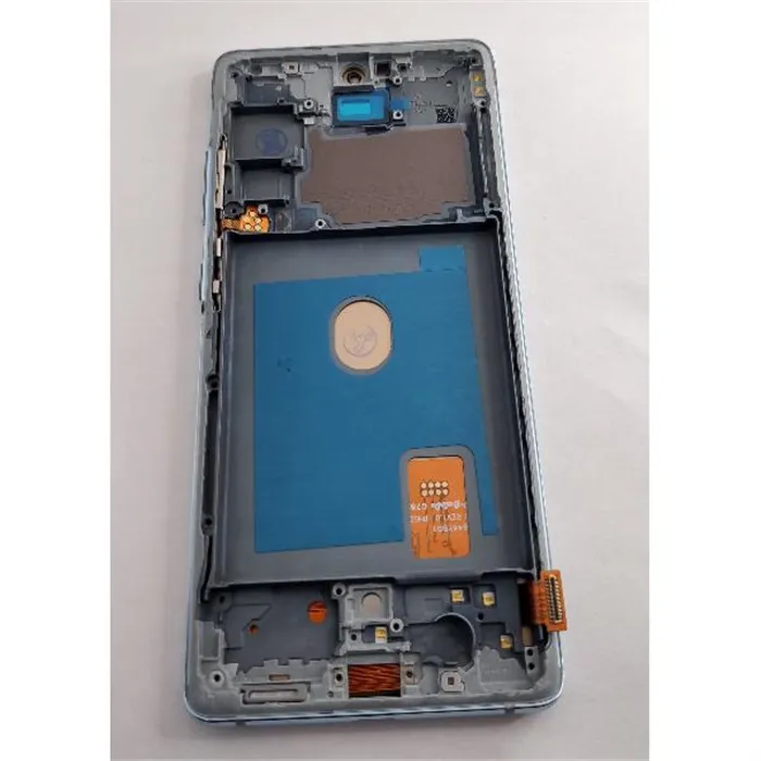 Pantalla Lcd para Samsung Galaxy S20 FE 4G SM-G780 S20 FE 5G SM-G781 mas tactil negro con marco verde TFT