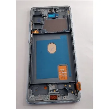 Pantalla Lcd para Samsung Galaxy S20 FE 4G SM-G780 S20 FE 5G SM-G781 mas tactil negro con marco verde TFT