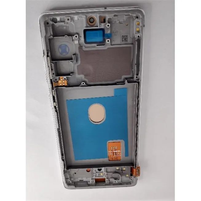 Pantalla TFT para Samsung Galaxy S20 FE 4G SM-G780 S20 FE 5G SM-G781 mas tactil negro mas marco plata compatible