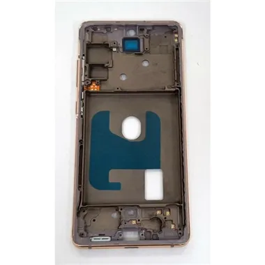 Carcasa central o marco naranja para Samsung Galaxy S20 FE 4G SM-G780 S20 FE 5G SM-G781 calidad premium