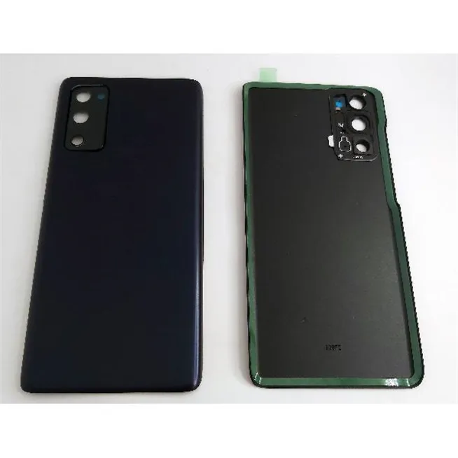 Tapa trasera o tapa bateria azul marino mas cubierta de camara para Samsung Galaxy S20 FE 5G G781F 4G G780F