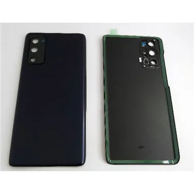 Tapa trasera o tapa bateria azul marino mas cubierta de camara para Samsung Galaxy S20 FE 5G G781F 4G G780F