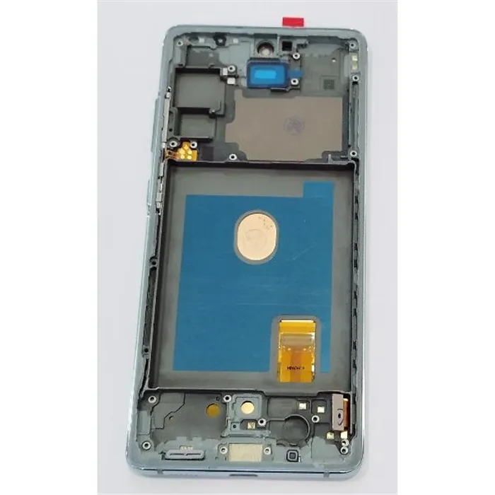 Pantalla lcd para Samsung Galaxy S20 FE 5G G781F S20 FE 4G G780F mas tactil negro con marco verde calidad premium