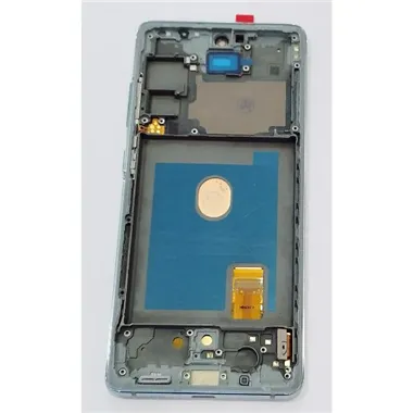 Pantalla lcd para Samsung Galaxy S20 FE 5G G781F S20 FE 4G G780F mas tactil negro con marco verde calidad premium