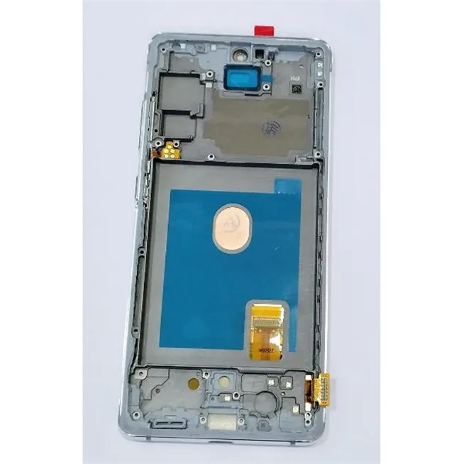 Pantalla lcd para Samsung Galaxy S20 FE 5G G781F S20 FE 4G G780F mas tactil negro con marco blanco calidad premium