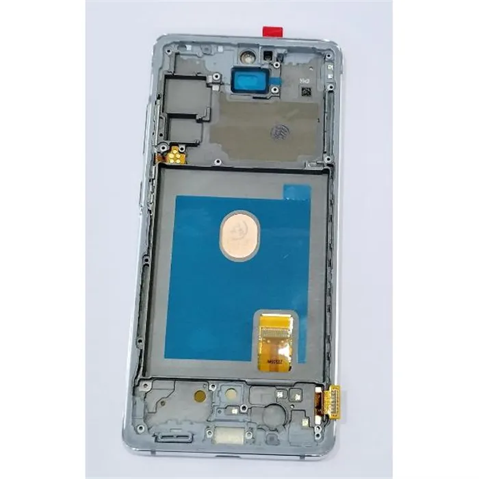 Pantalla lcd para Samsung Galaxy S20 FE 5G G781F S20 FE 4G G780F mas tactil negro con marco blanco calidad premium