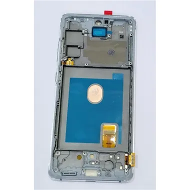 Pantalla lcd para Samsung Galaxy S20 FE 5G G781F S20 FE 4G G780F mas tactil negro con marco blanco calidad premium