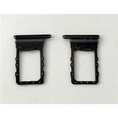 Soporte o bandeja dual sim negro para Samsung Galaxy Z Flip 6 5G F741 calidad premium