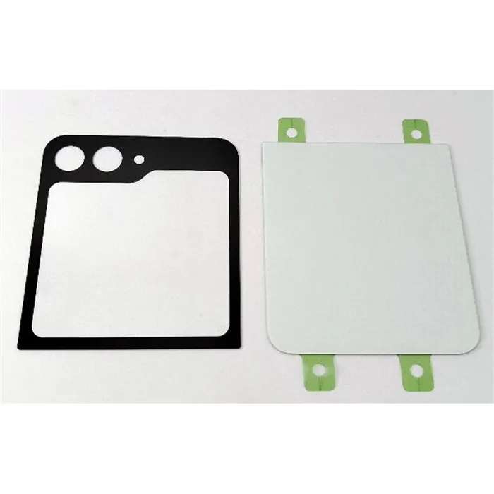 Tapa trasera o tapa bateria plata para Samsung Galaxy Z Flip 6 5G F741 