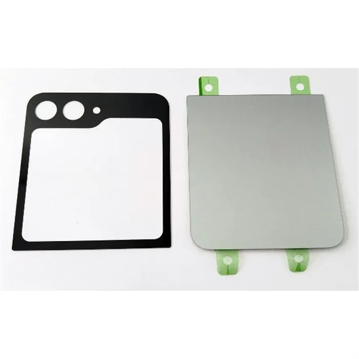 Tapa trasera o tapa bateria gris para Samsung Galaxy Z Flip 6 5G F741 