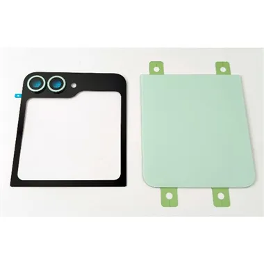 Tapa trasera o tapa bateria verde para Samsung Galaxy Z Flip 6 5G F741 mas lente de camara