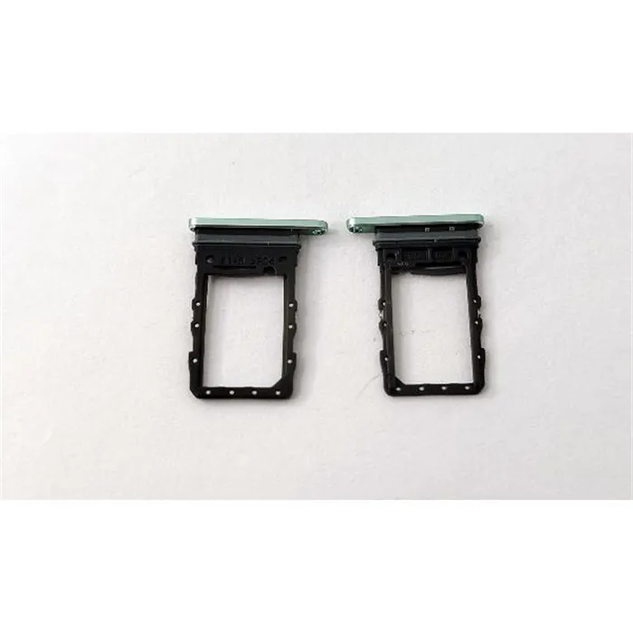 Soporte o bandeja dual sim verde para Samsung Galaxy Z Flip 6 5G F741 calidad premium