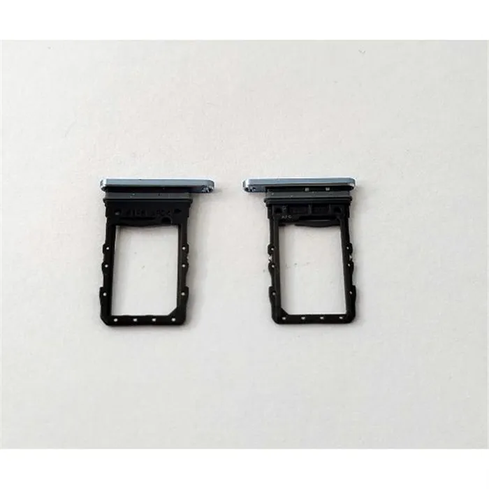 Soporte o bandeja dual sim azul para Samsung Galaxy Z Flip 6 5G F741 calidad premium