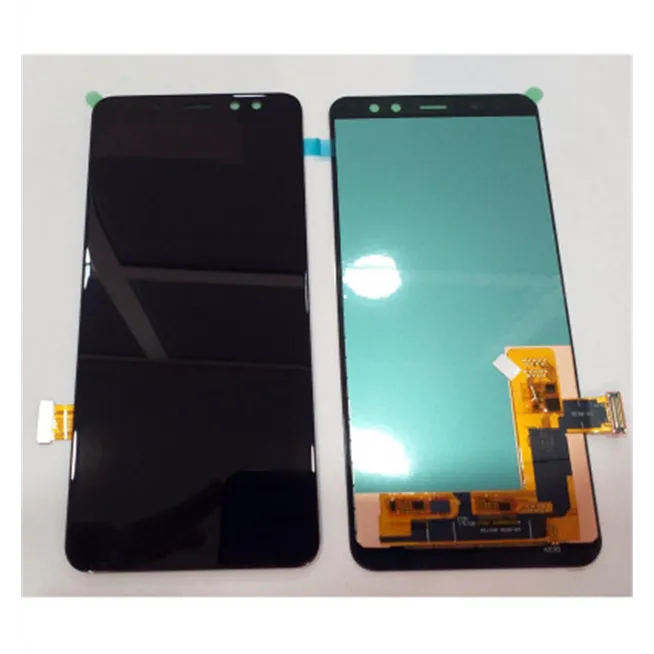 Samsung Galaxy A8 2018 A530 pantalla lcd calidad Oled + táctil negro compatible