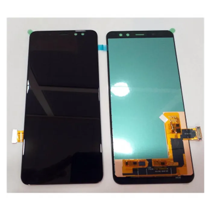 Samsung Galaxy A8 2018 A530 pantalla lcd calidad Oled + táctil negro compatible