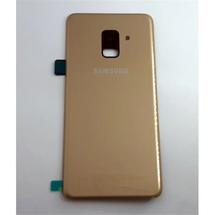 Tapa trasera o tapa bateria dorada para Samsung Galaxy A8 2018 SM-A530F GH82-15551C Service Pack