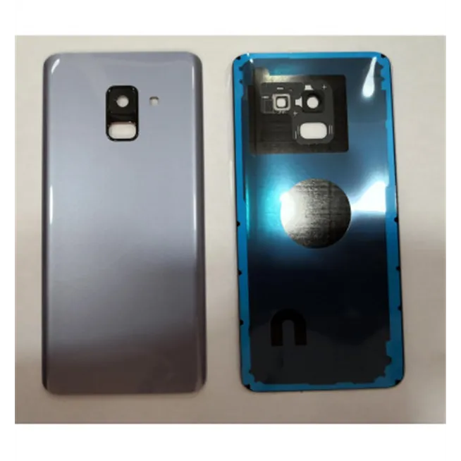 Tapa trasera o tapa bateria gris mas cubierta camara para Samsung Galaxy A8 2018 A530