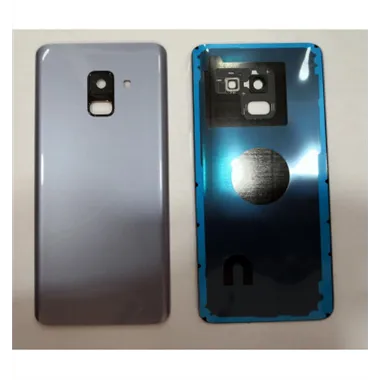 Tapa trasera o tapa bateria gris mas cubierta camara para Samsung Galaxy A8 2018 A530