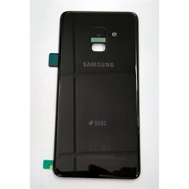 Tapa trasera o tapa bateria negra para Samsung Galaxy A8 2018 A530 GH82-15557A Service Pack