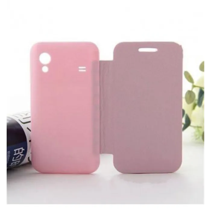 Samsung Galaxy Ace S5830 Flip Cover rosa