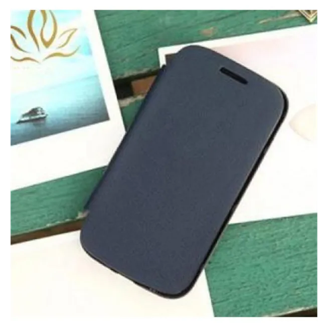 Samsung Galaxy Ace S5830 Flip Cover azul marino