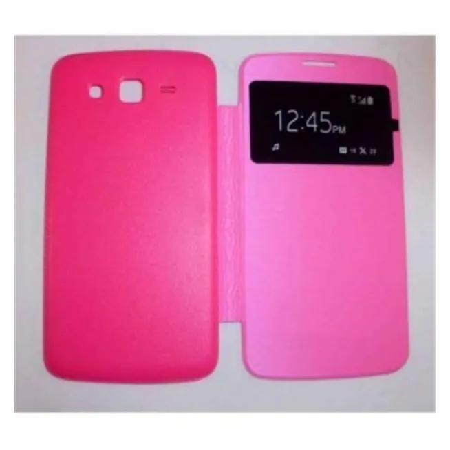 Funda inteligente S-View Cover rosa Samsung Galaxy Grand 2 G