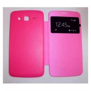 Funda inteligente S-View Cover rosa Samsung Galaxy Grand 2 G