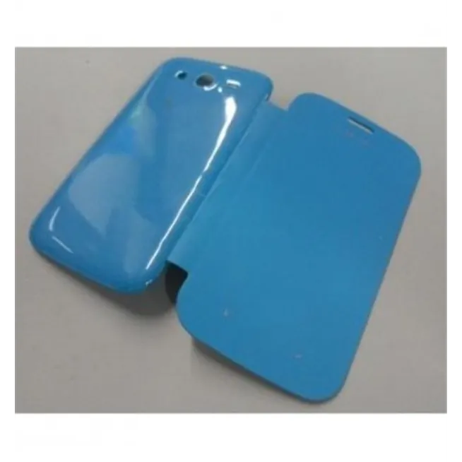 Samsung Galaxy Grand Duos I9082 Flip Cover azul celeste