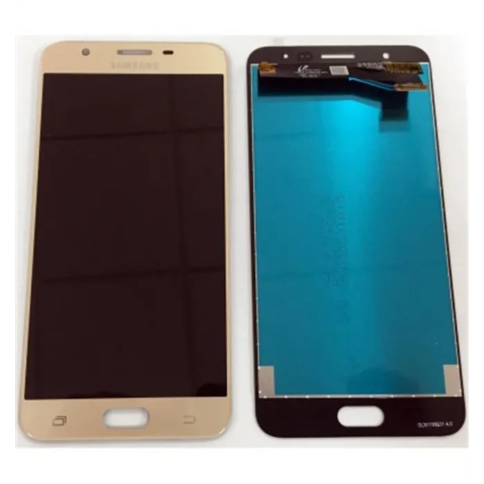 Samsung Galaxy j7 Prime G610 pantalla lcd + tactil dorado premium