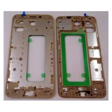 Samsung Galaxy j7 Prime G610 carcasa central o marco dorado premium
