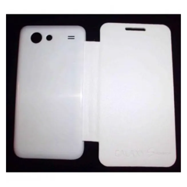 Samsung Galaxy S Advance I9070 FLIP Cover Blanco
