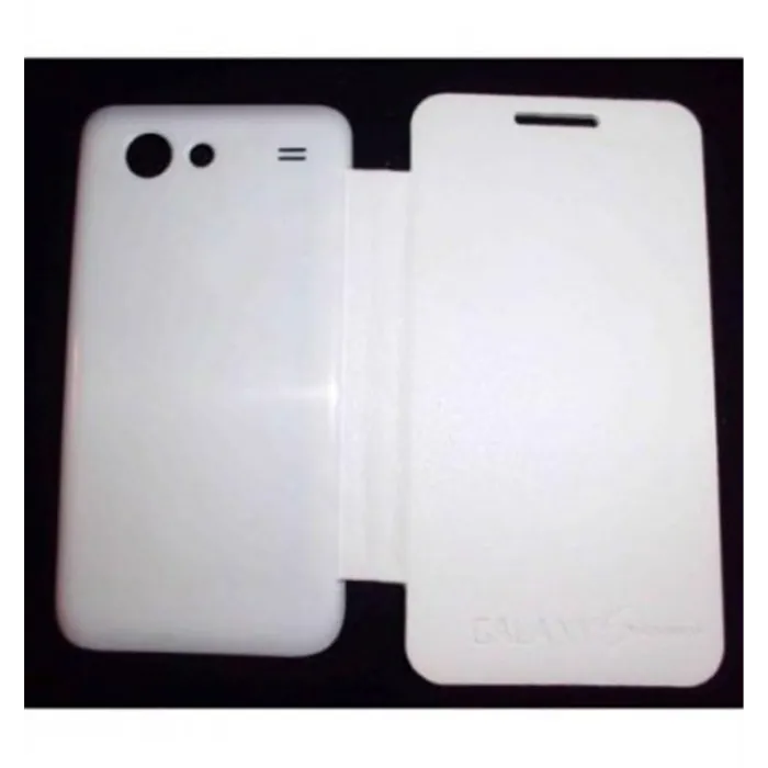 Samsung Galaxy S Advance I9070 FLIP Cover Blanco