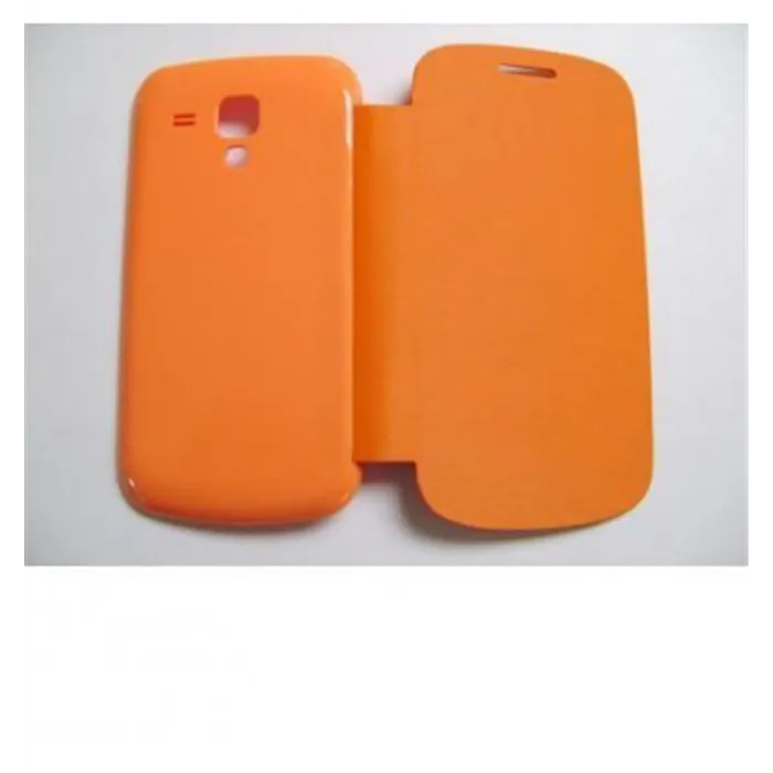 Samsung Galaxy Trend Duos S7562 flip cover naranja