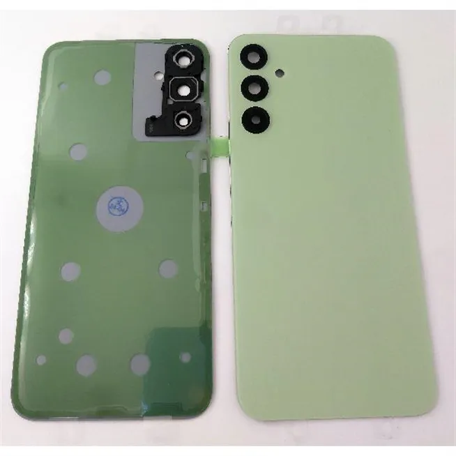 Tapa trasera o tapa bateria verde para Samsung Galaxy A24 4G A245F con lente de camara