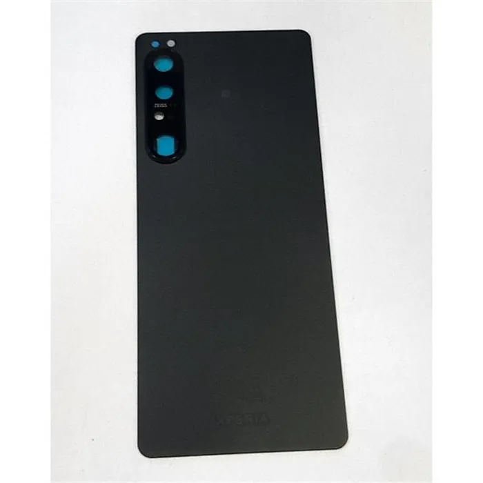 Tapa trasera o tapa bateria negra Sony Xperia 1 IV mas cubierta camara