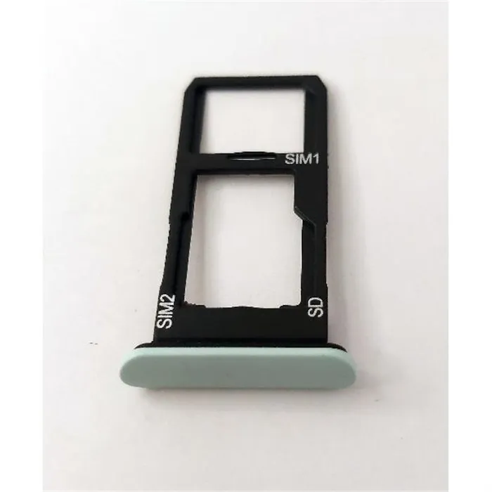 Soporte o bandeja dual sim verde para Sony Xperia 10 II calidad premium