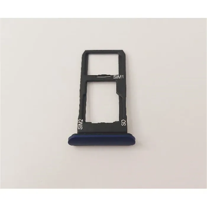 Soporte o bandeja dual sim azul para Sony Xperia 10 II calidad premium