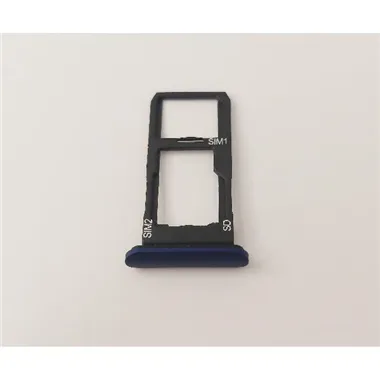 Soporte o bandeja dual sim azul para Sony Xperia 10 II calidad premium