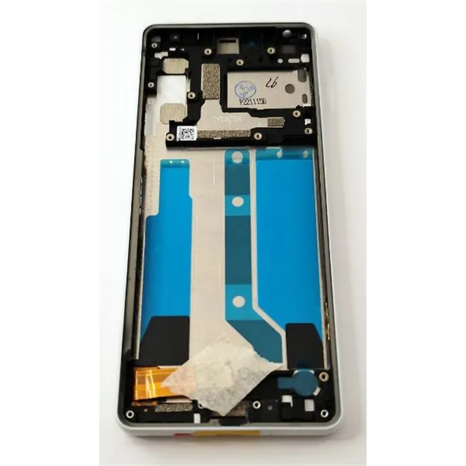 Pantalla lcd para Sony Xperia 10 IV mas tactil negro con marco plata calidad premium