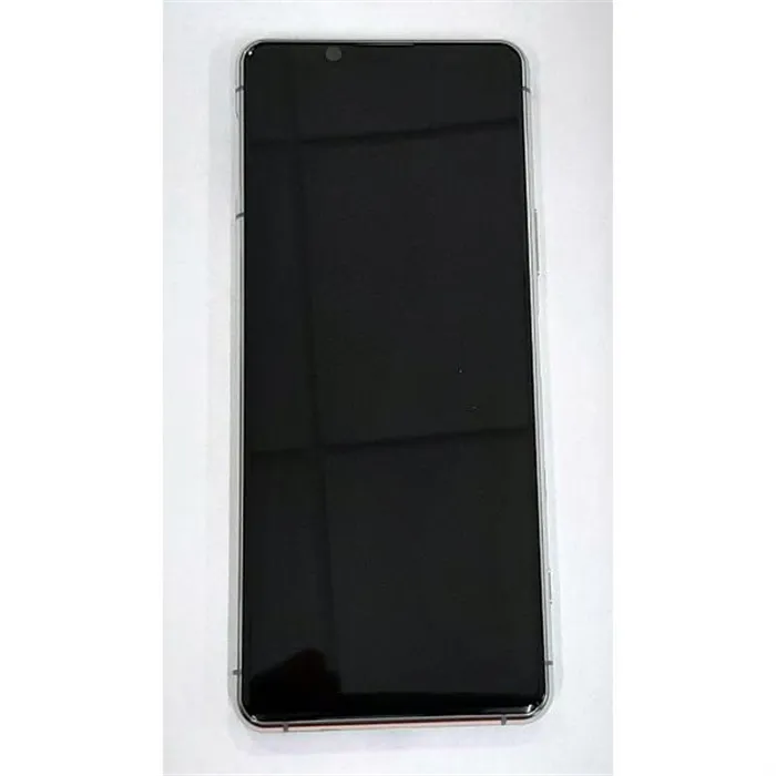 Pantalla lcd para Sony Xperia 5 II AS52 A5024933A mas tactil negro mas marco gris Service Pack